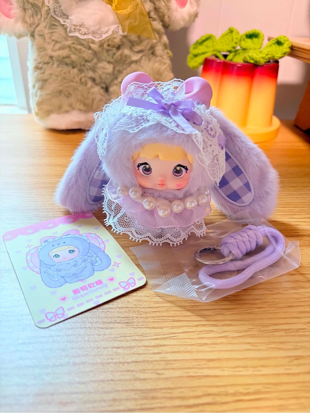 Nommi Sweetheart bunny Grape gummy